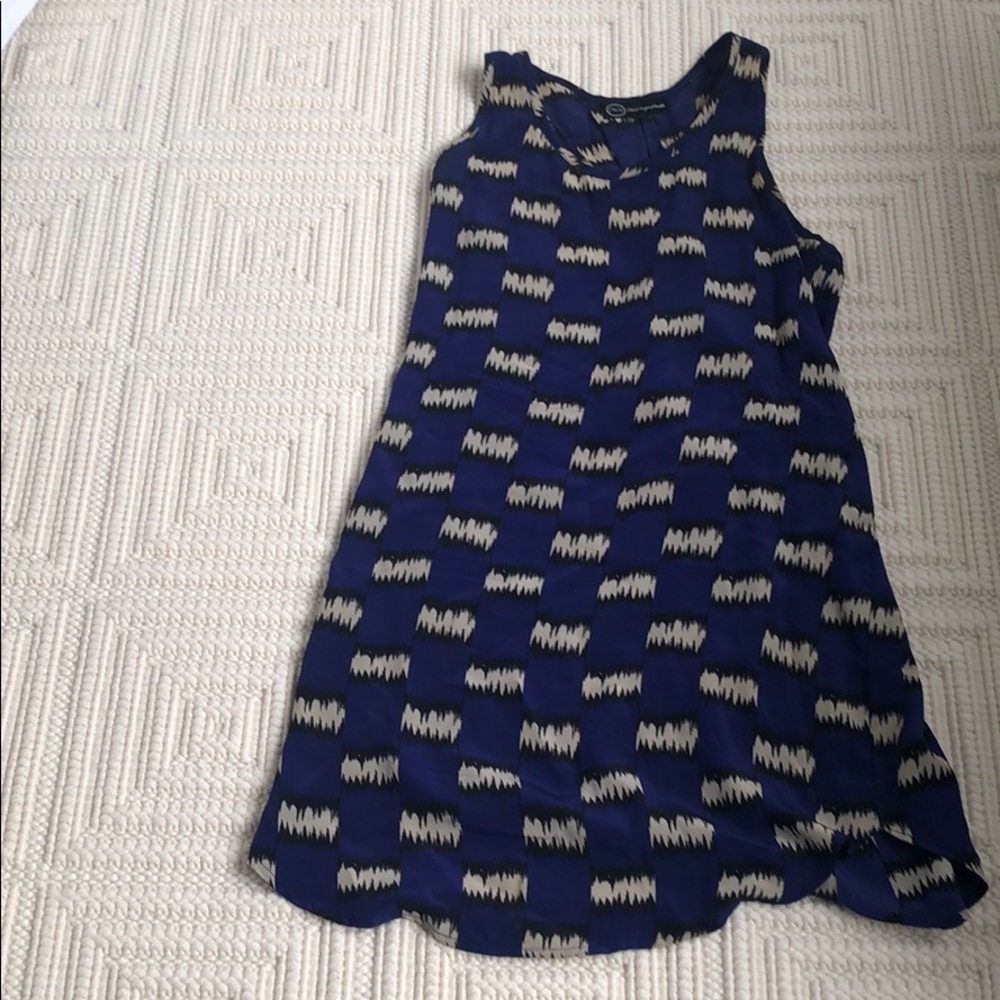 Silk racer back slip dress